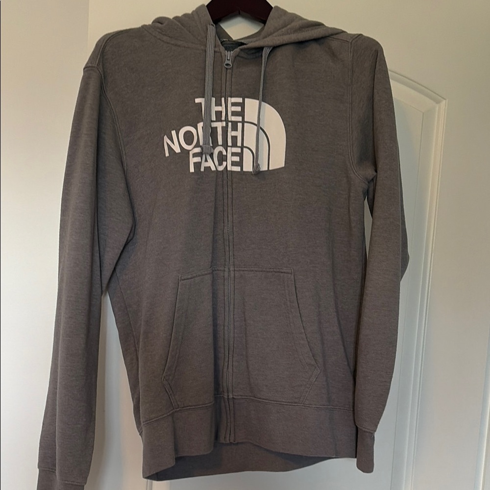 The North Face Gray Zip-Up Hoodie
